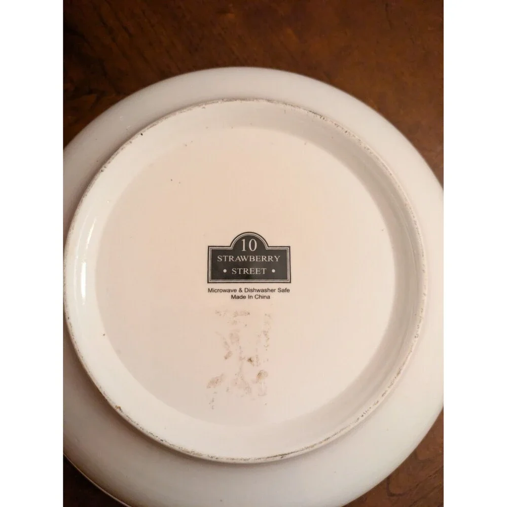 10 Strawberry Street White Pinch Bowl 12